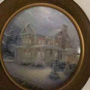 Thomas Kinkade “Winter Memories” Fine China Collectors Plate.